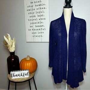 Kasper Women's Sweater Indigo Size XL